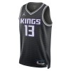 Maillot Homme Sacramento Kings Keegan Murray 13 2022-23 Jordan Statement Edition Noir Swingman